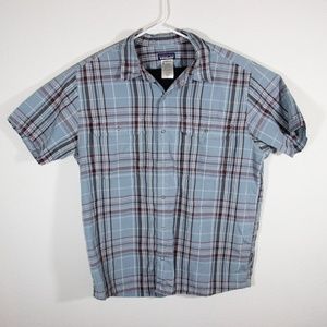 Patagonia Snap Button up Short Sleeve Shirt Plaid